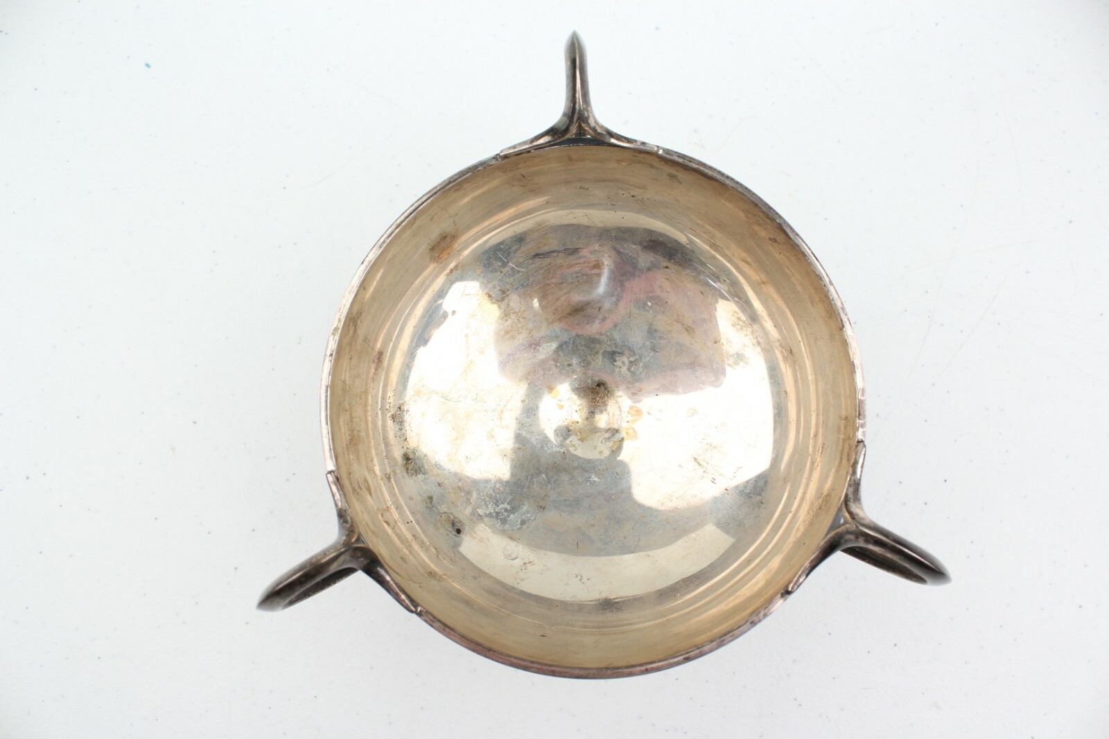 Vintage Estate Mappin & Webb Sterling Silver Bowl w/ Engraving and Dent