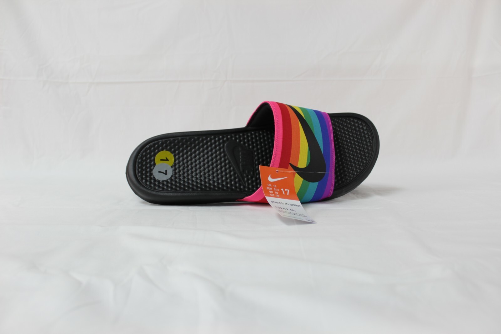 Nike Benassi JDI BeTrue Raindow LGBTQ Slides Sandals CD2717 Nike Benassi JDI BeTrue Raindow LGBTQ Slides Sandals CD2717