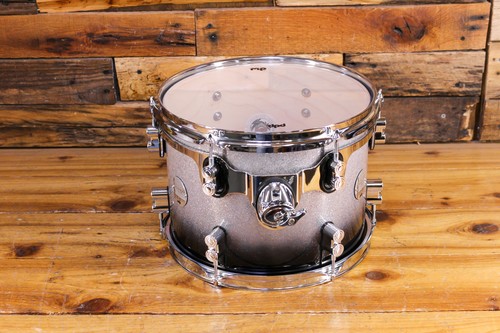 PDP Concept Maple 12 x 9"" Rack Tom Drum Silver to Black Fad