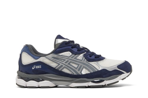 Pre-owned Asics Gel Nyc Navy Steel Men's 1201a789-100 In White