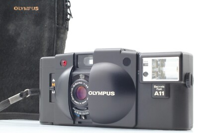 【MINT in Case】 Olympus XA2 Point & Shoot Film Camera + A11 Flash From JAPAN #891
