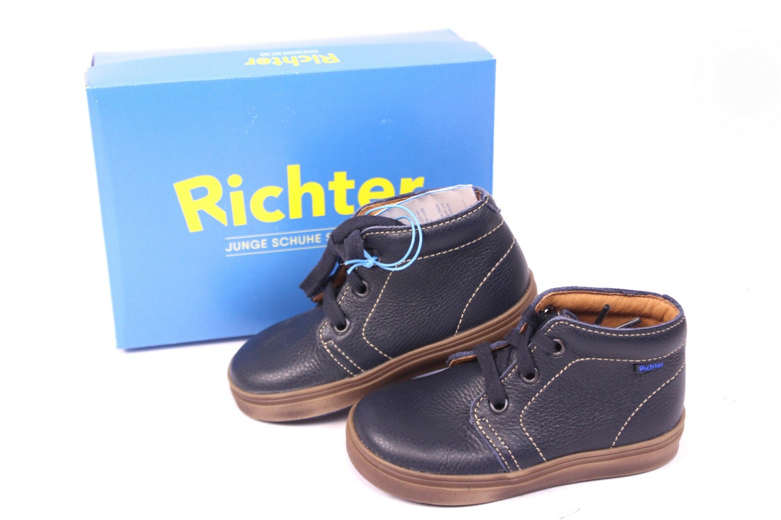 Richter Turnschuhe Jungen Test Vergleich +++ Richter Neu Gr.25 Richter Halbschuhe Jungen Leder Schuhe