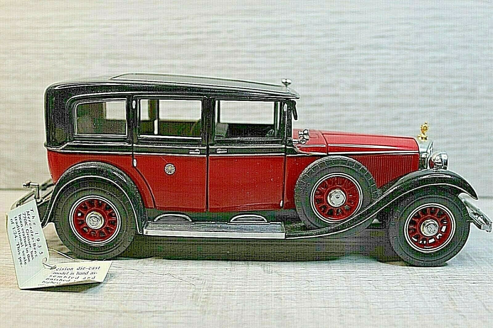 Franklin Mint 1935 Mercedes Benz 770K Grosser Die Cast 1:24 Franklin Mint 1935 Mercedes Benz 770K Grosser Die Cast 1:24