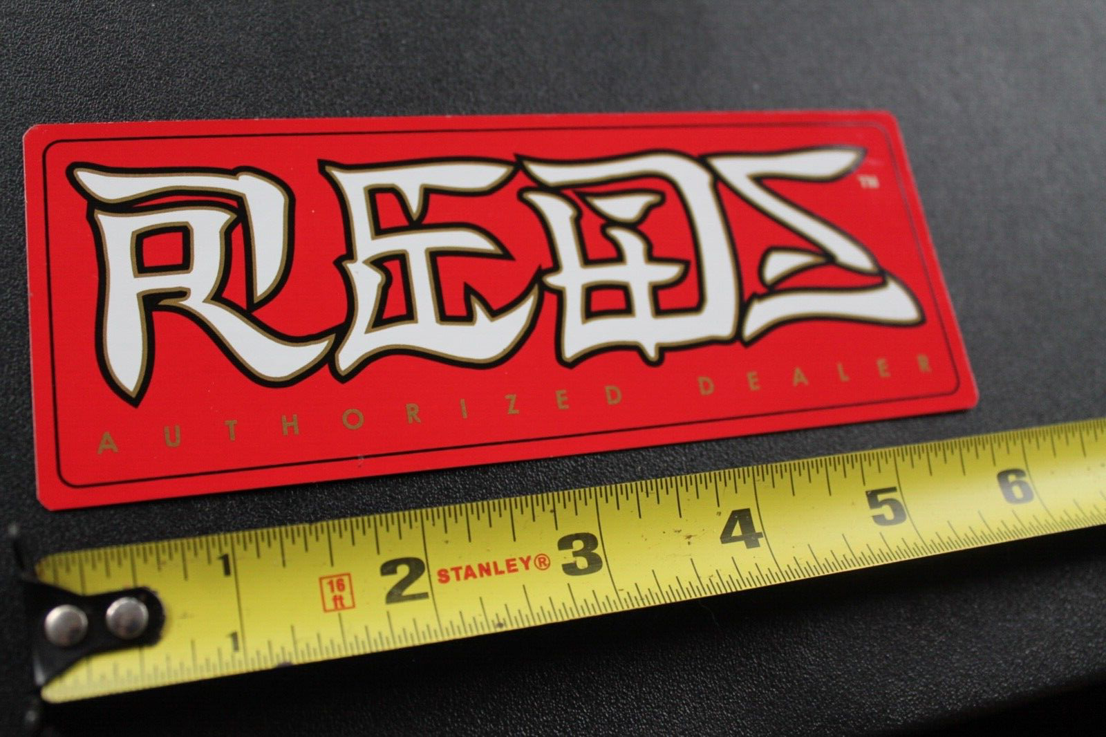 BONES　REDS ステッカー Bones Reds Bearings Sticker Sold Here Authorized Dealer 8