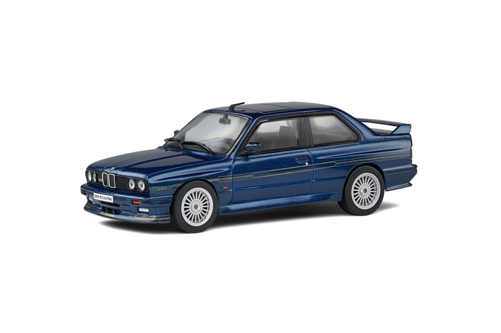 1/43 BMW E30 M3 Alpina B6 3.5S Alpina Blue 1989 Diecast Car