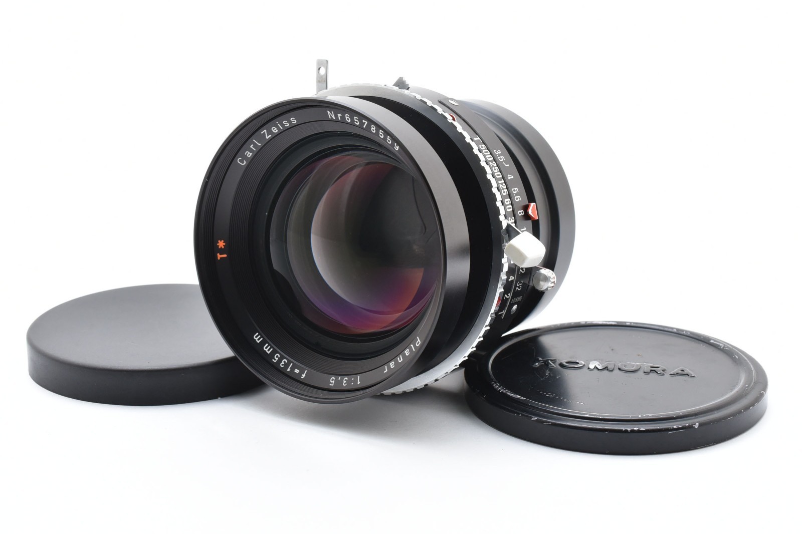 【極美品】Carl Zeiss Planar 135mm f2.8 584 Near Mint] Carl Zeiss Planar 135mm f/3.5 Lens For Large