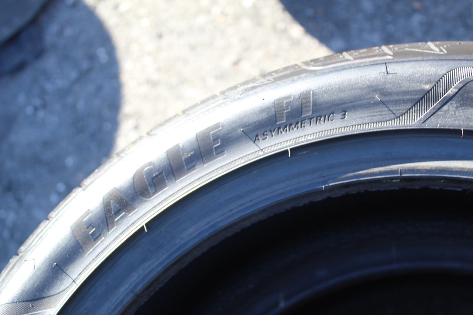 215 45 18 Goodyear, Eagle F1 ASY 3, 89V, x2 A Pair 7.5mm (F1_tyres) L3990