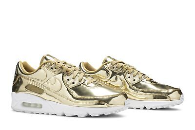 Pre-owned Nike Wmns Air Max 90 'metallic Pack - Gold' Cq6639-700