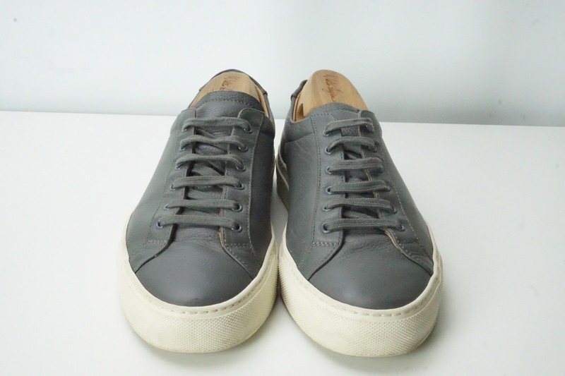 Common Projects Original Achilles Low Leather Gray White