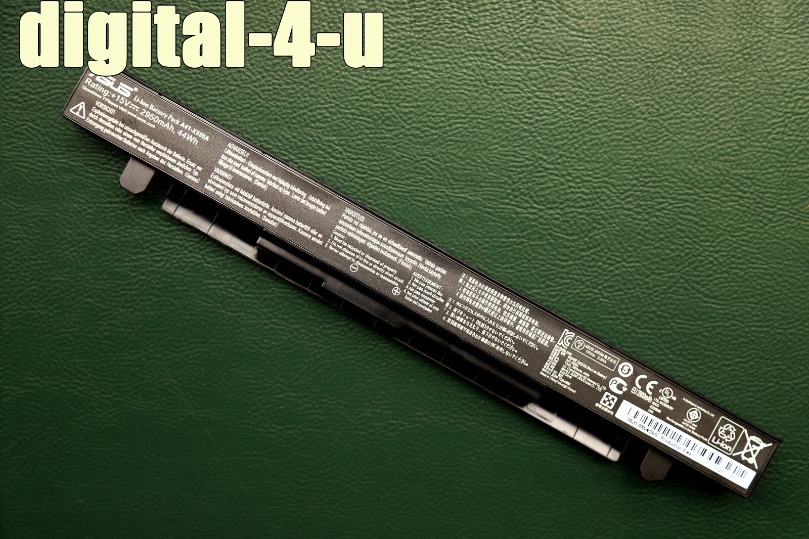 Batteria Per Laptop ASUS A41-X550A - 14.8V 2600mAh Compatibile Con Modelli X550, F550, K550 E Altri