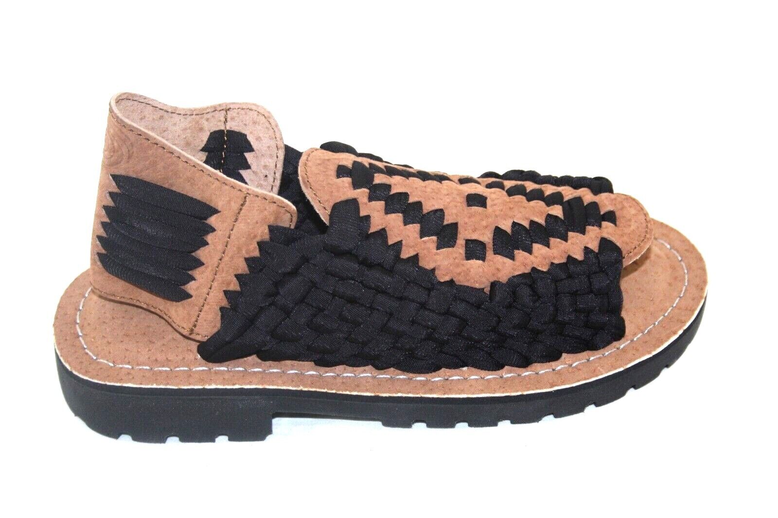 MEN'S CHUBASCO HAND MADE IN MEXICO CH-AZTEC NYLON BLACK COFFEE SANDAL MSRP $90 MEN'S CHUBASCO HAND MADE IN MEXICO CH-AZTEC NYLON BLACK COFFEE SANDAL MSRP $90