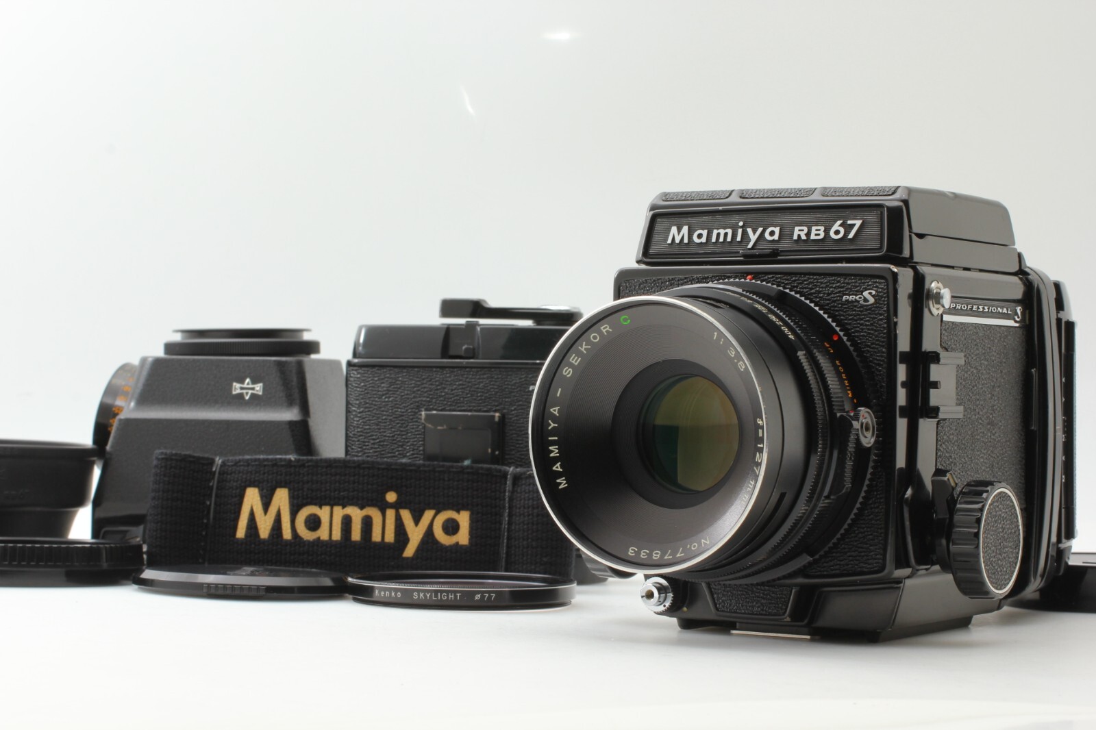 マミヤ RB67 PRO S SEKOR C 127 NEAR MINT] Mamiya RB67 Pro S Sekor C 127mm f3.8 120Back