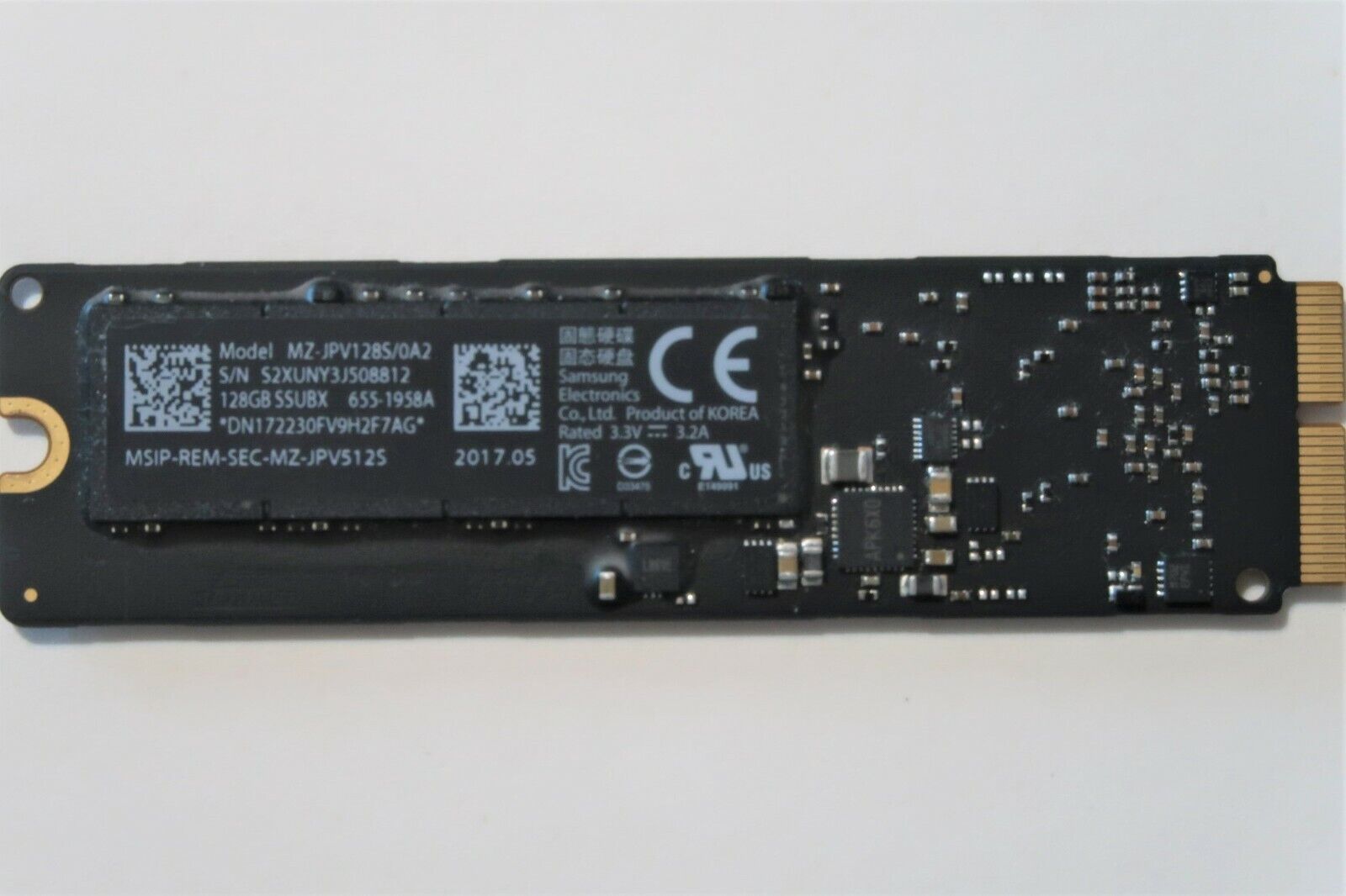 Samsung MZ-JPV128S/0A2 128gb SSD Macbook Apple# 655-1958A | eBay Samsung MZ-JPV128S/0A2 128gb SSD Macbook Apple# 655-1958A | eBay