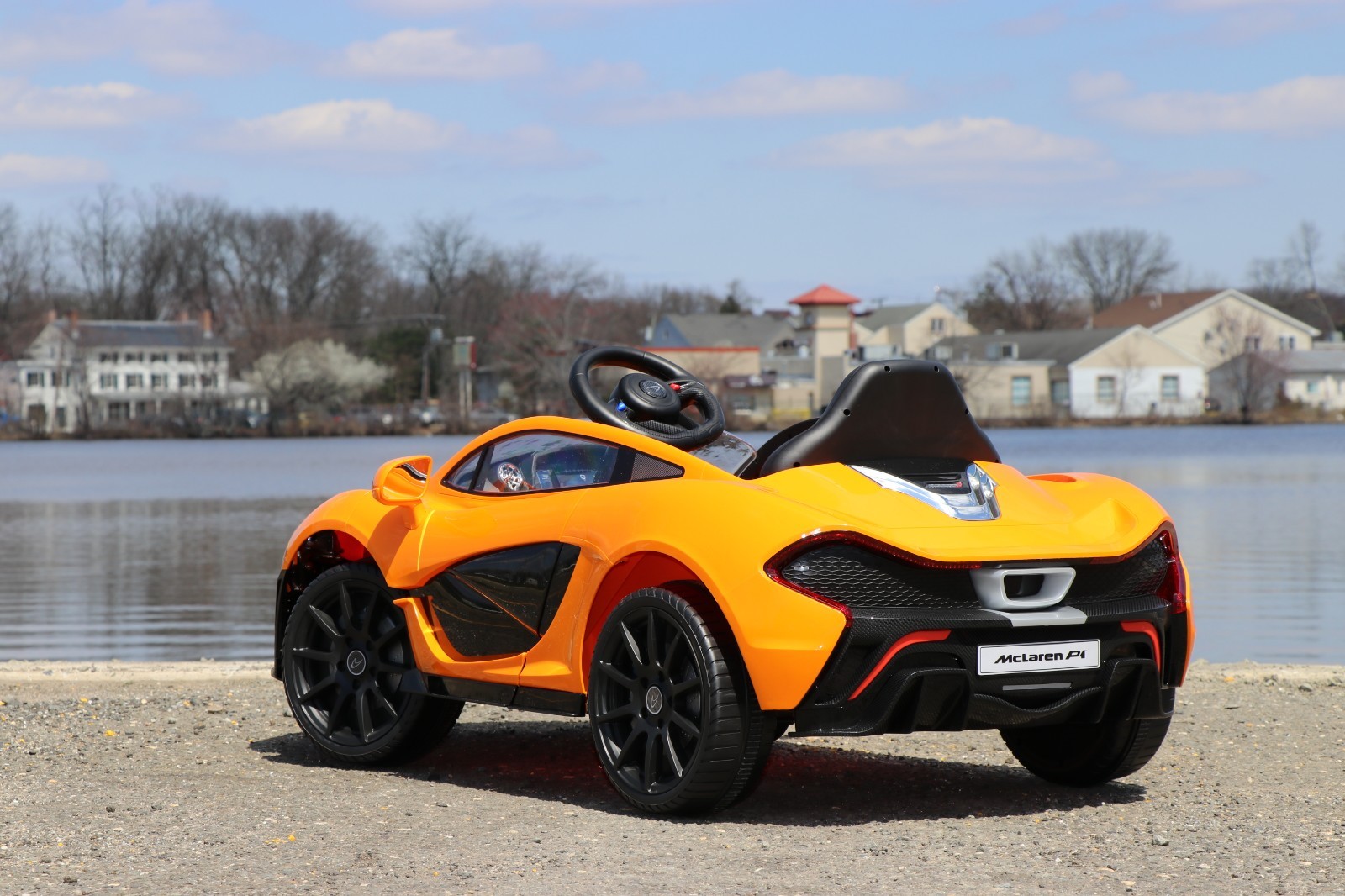 Mclaren P1 Orange 12v-Dual Motor Electric Power Ride On Car with Remote Control