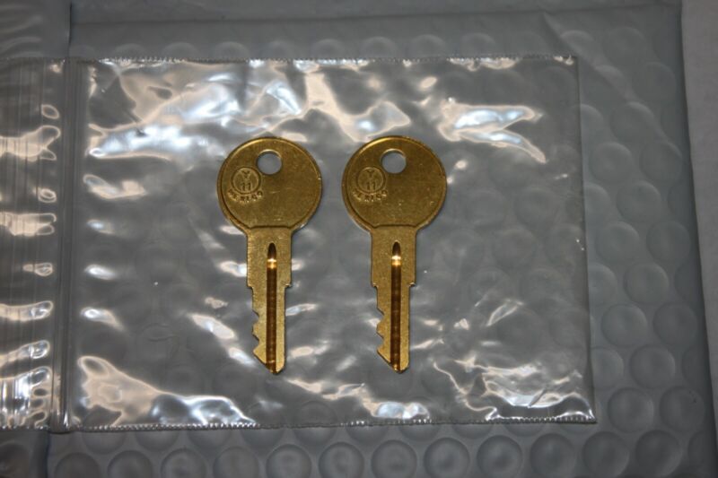1250 - 1499 2-replacement Keys For Premier Lateral Cabinet Cut To Your Key Code