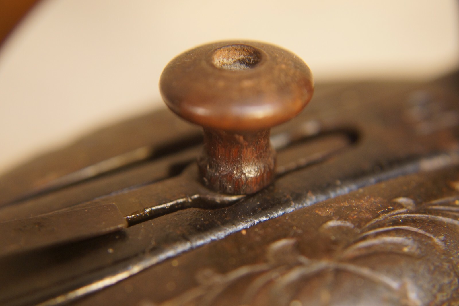 Antique Cast Iron Wood Clothing Sad Iron