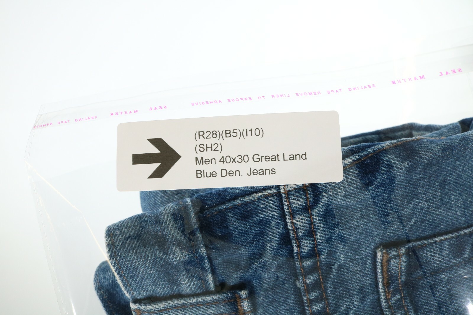 Mens GreatLand Blue Denim Jeans 40x30 EUC | eBay