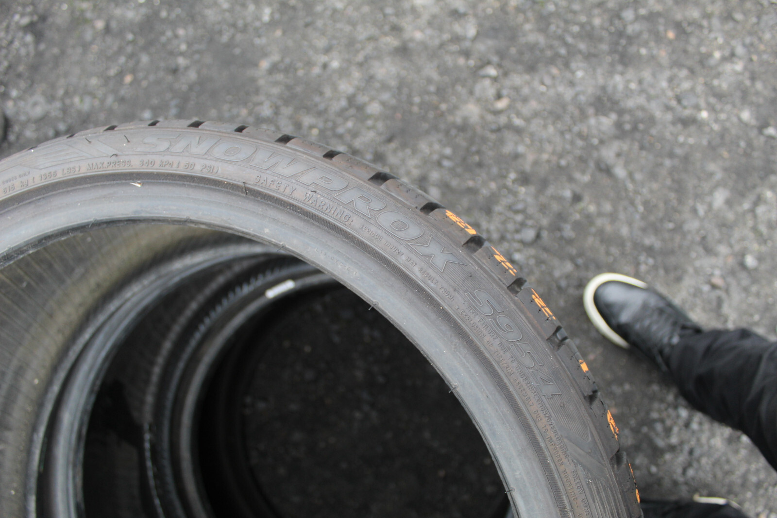255 30 19 Toyo, Winter, M+S, 91W, x2 A Pair 8.5mm (F1_tyres) L3122