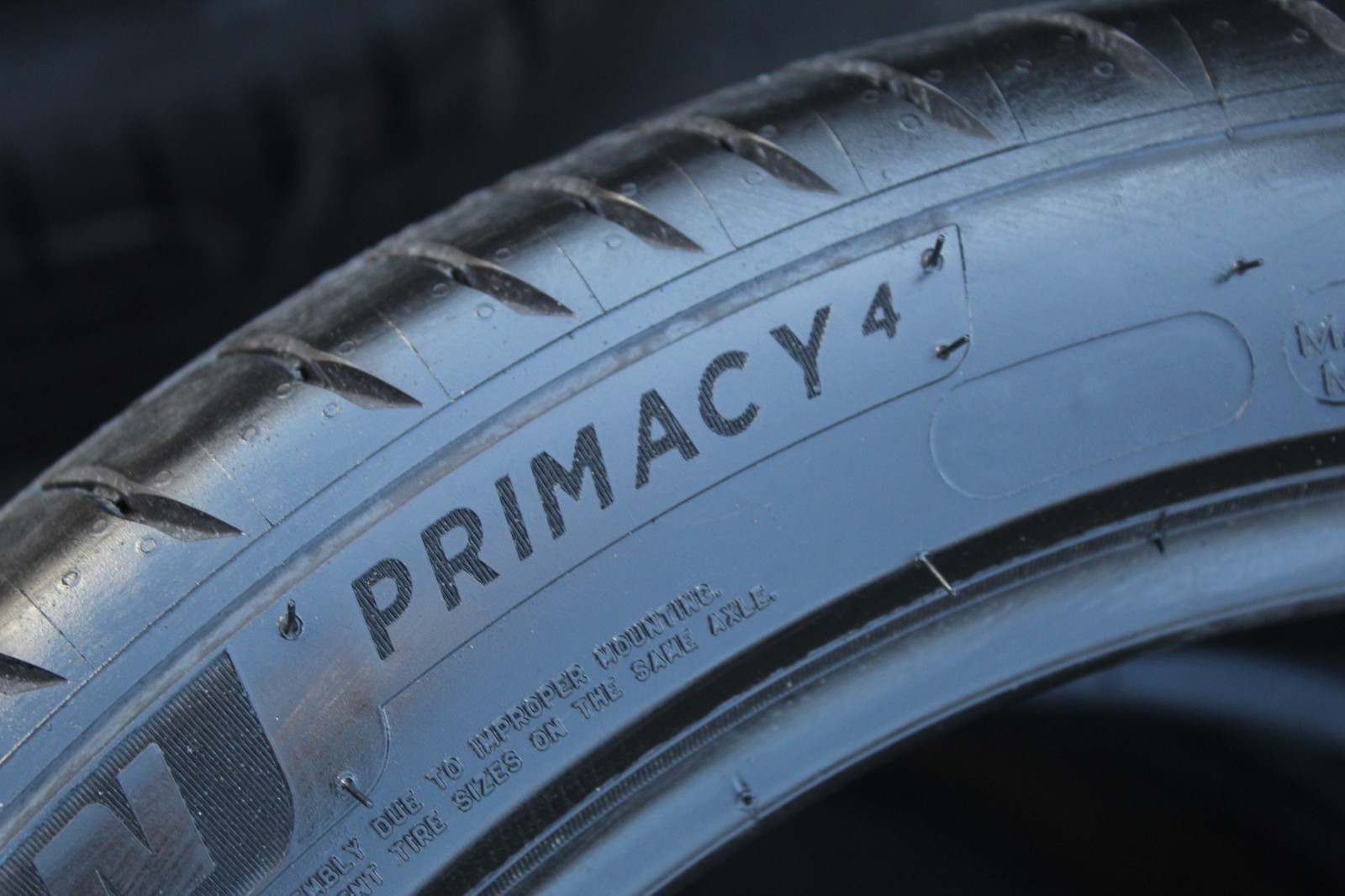 205 45 17 Michelin, Primacy 4, XL, 88V, x2 A Pair 6.5mm (F1_tyres) L3986