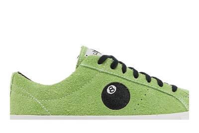 Pre-owned Converse Stussy X One Star Pro Low '8 Ball' A03712c In Green Flash/white/black