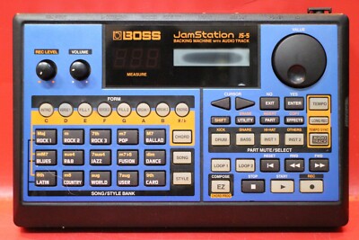 BOSS JS-5 jamstation リズムマシン ボス 激レア USED Roland Boss JS-5 Jam Station Backing Machine with Audio