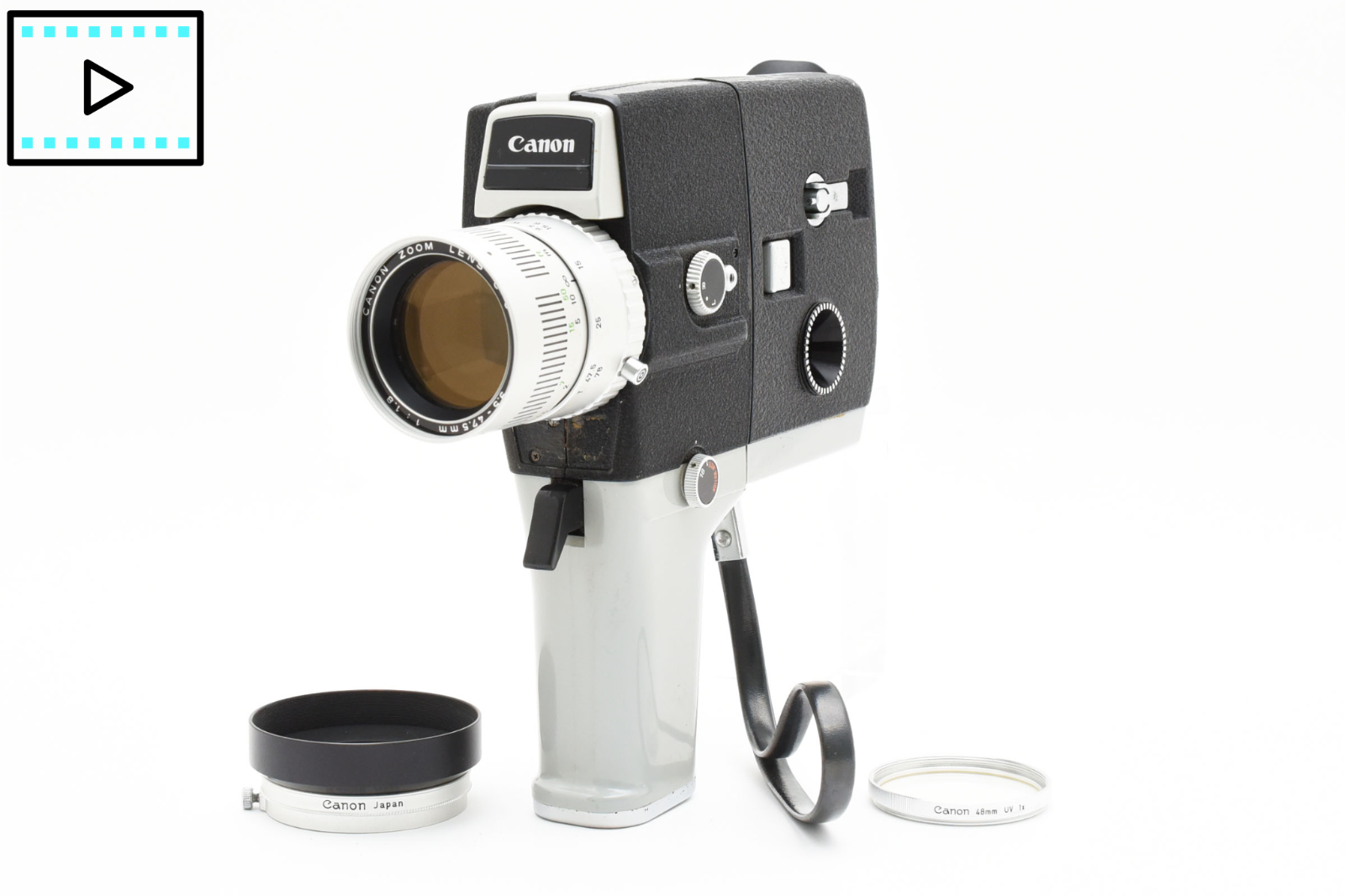 Canon Single 8 518 Auto Zoom Movie 8mm Film Camera JAPAN