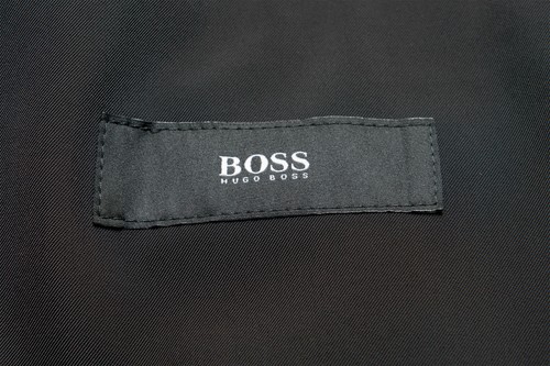 Pre-owned Hugo Boss Men's "nielsen/oliwer_1" Black Double Breasted Tuxedo Style Suit