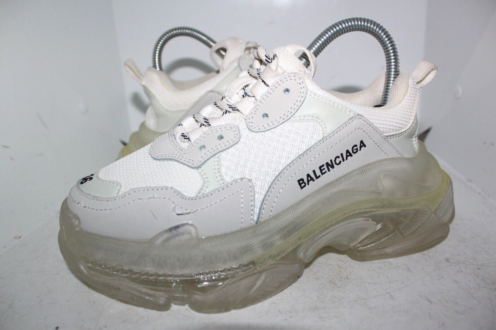 WOMENS BALENCIAGA 'TRIPLE S' LOW TOP SNEAKERS SIZE EU 36 US