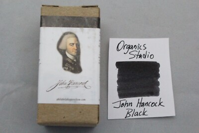 Organics Studio John Hancock Black Fountain Pen Ink