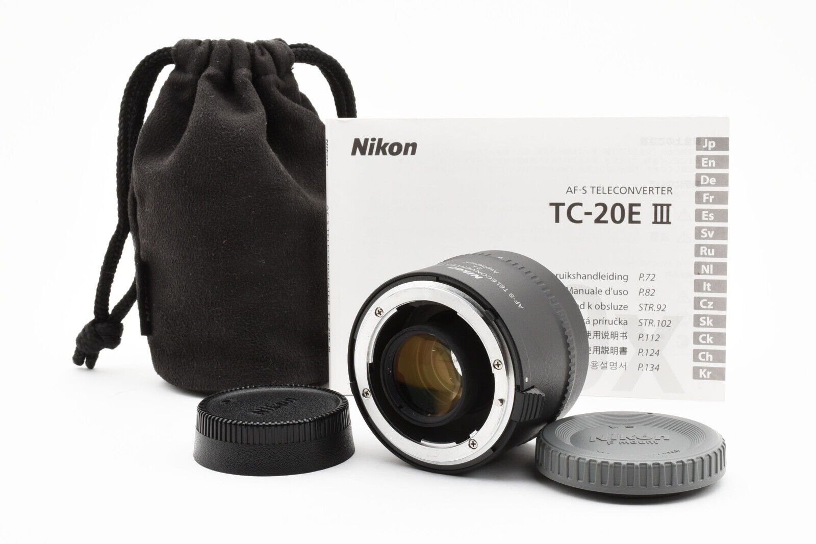 Nikon AF-S Teleconverter TC-20E III 2x Aspherical w/case Nikon AF-S Teleconverter TC-20E III 2x Aspherical w/case