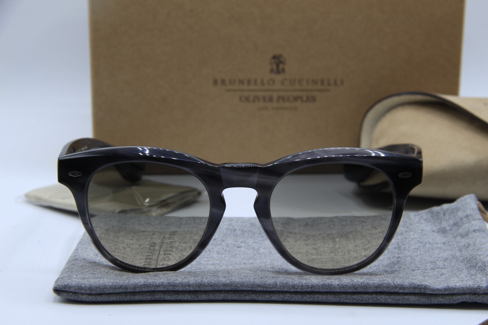 Pre-owned Oliver Peoples Ov 5473su 166132 Nino Grey Authentic Frames Sunglasses 50-22 In Gray