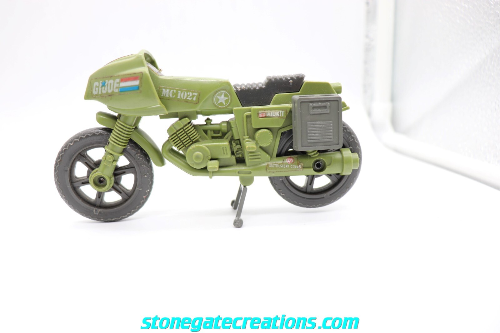 GI Joe 1982 RAM Motorcycle Reproduction Kickstand and Saddle