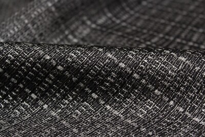 100%silk Grey Woven Silk Fabric Piece F361