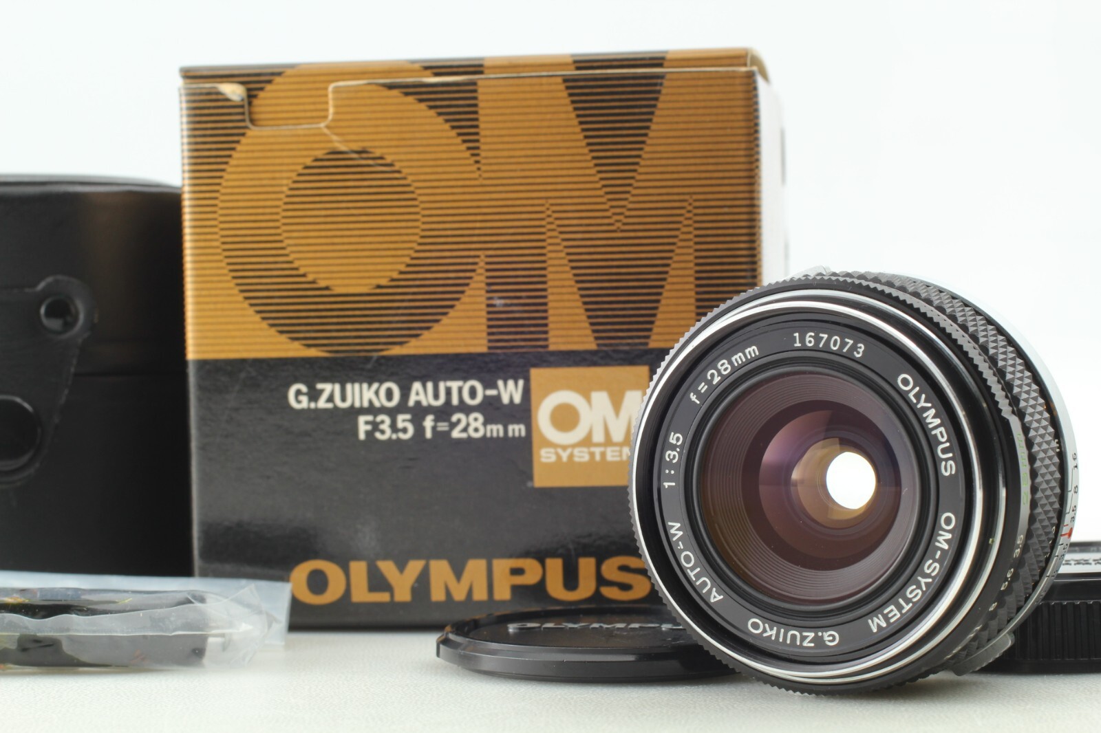 Rare MINT in BOX] Olympus OM System G.Zuiko Auto-W 28mm F3.5
