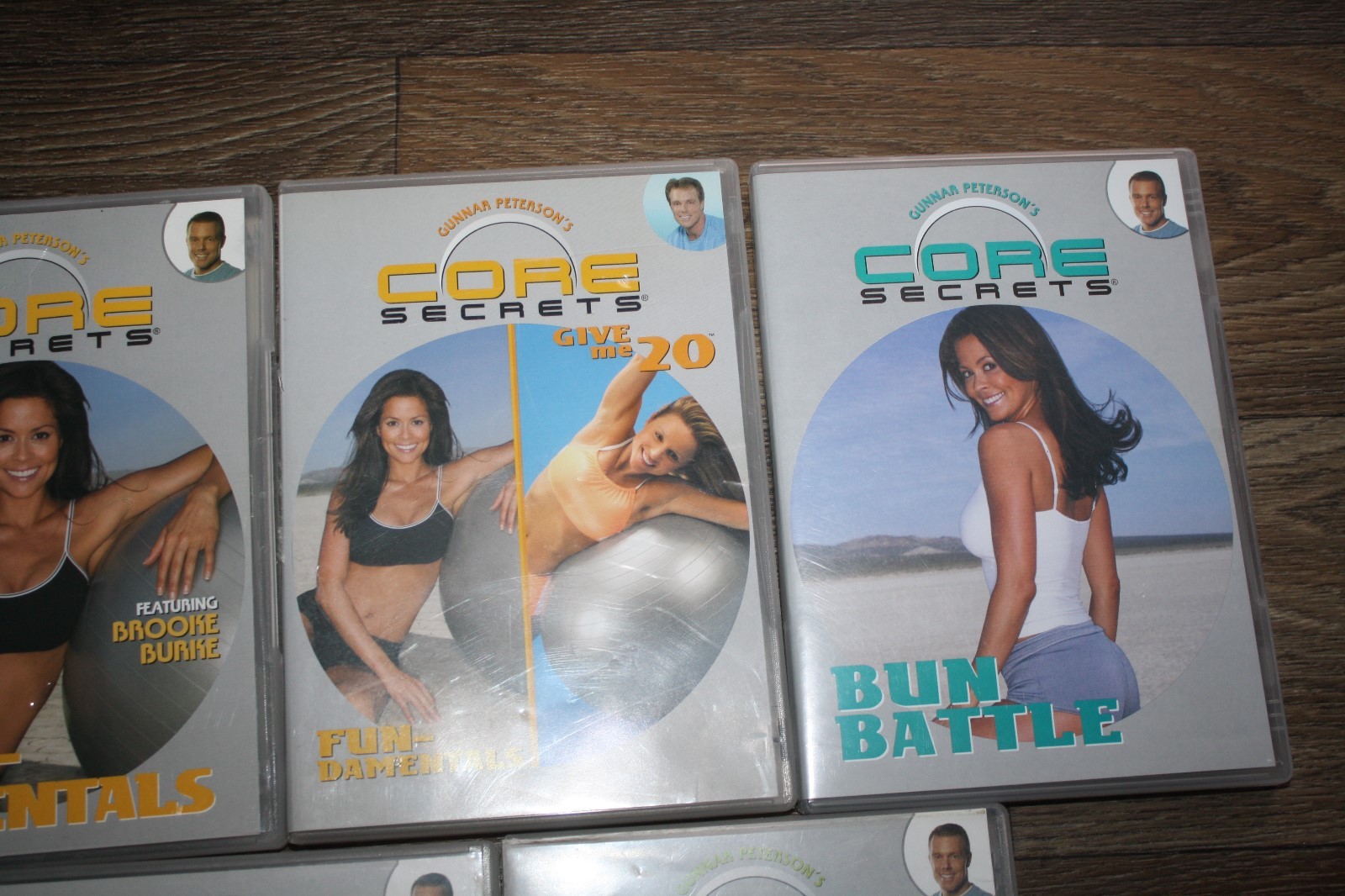 Gunnar Peterson's Core Secrets Workout FITNESS Exercise DVD Set Of 5