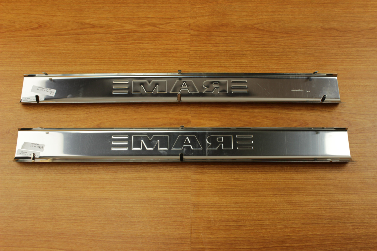 20112019 Dodge Ram 15005500 Door Sill Guards Plates Stainless Steel