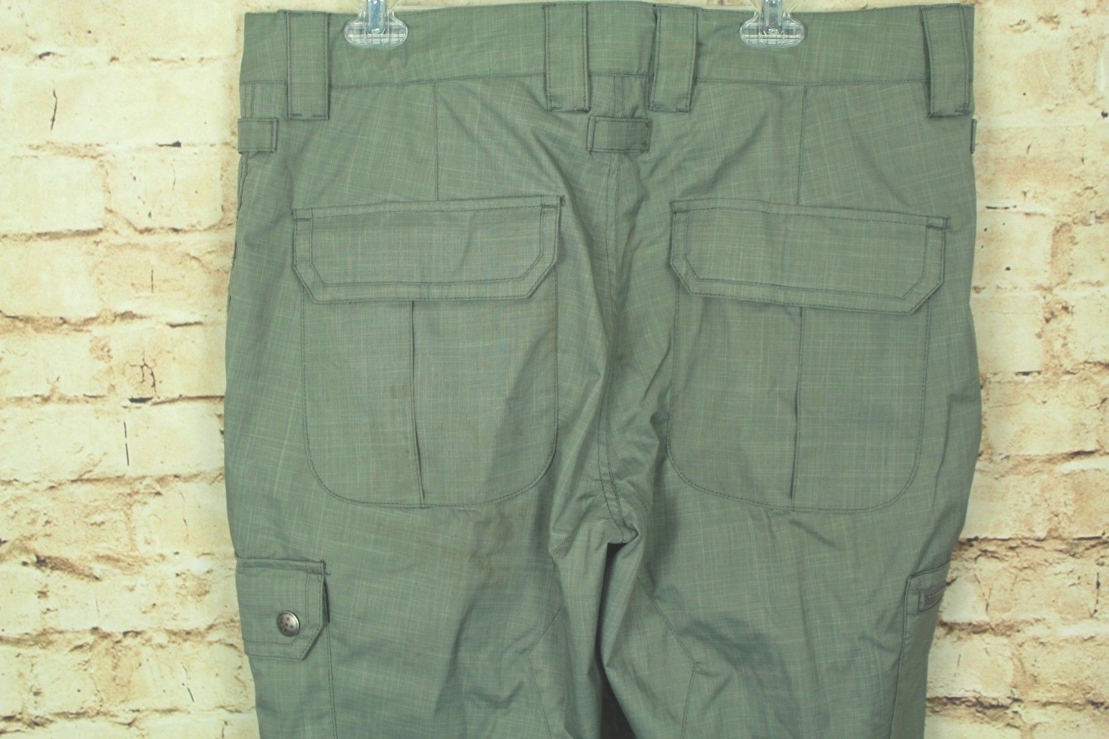 DC SHOES 15K MEN'S GRAY CROSSHATCH SNOWBOARD PANTS SIZE XL VGC!!