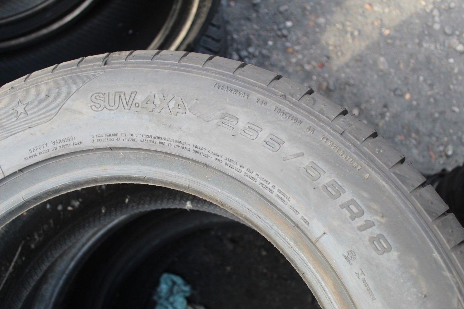 New 255 55 18 Goodyear, Eagle F1 Asymetric, XL, 109V, x1 Tyre (F1_tyres) YD084
