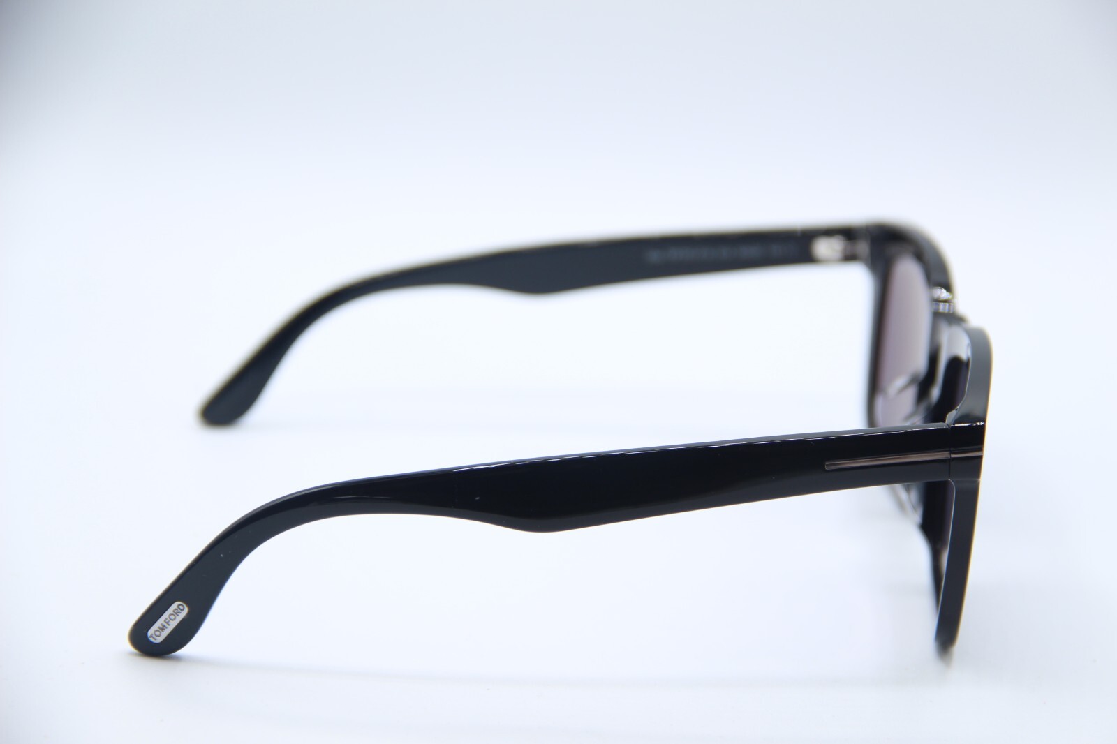 Pre-owned Tom Ford Tf 751-f-n Dax 01a Black Authentic Sunglasses W/case 53-22 In Blue