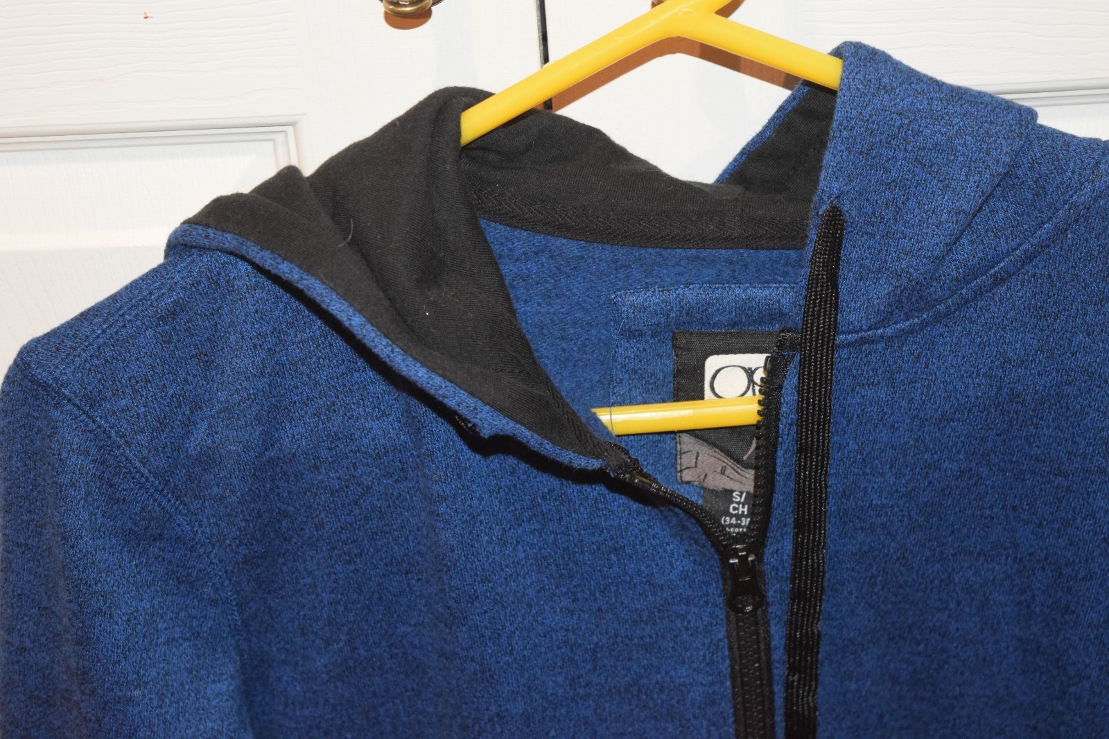 OP Hoodie Sweatshirt Children's Small 34-36 Blue Zippered
