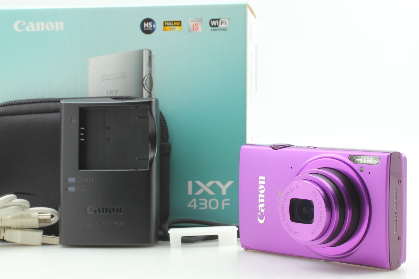MINT in Box ] Canon IXY 430F 16.1MP 5.0x Compact Digital