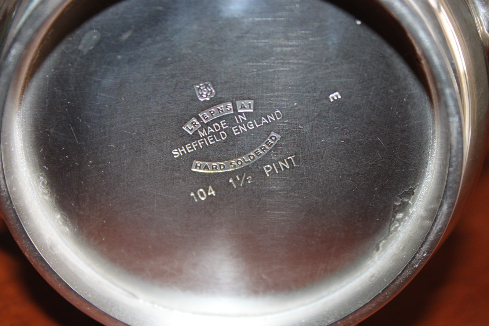 silver cup made in sheffield england