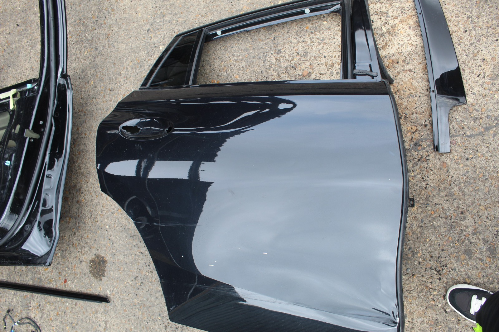 BMW X6 G06 2019-2023 Rear Right Drivers Side Door 4Dr Coupe BLACK 41008497452