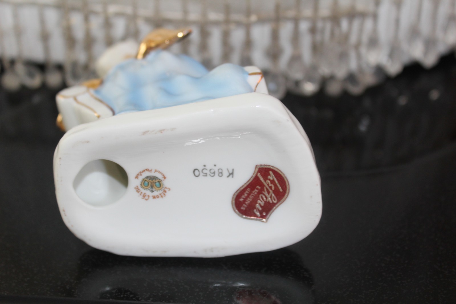 Vintage Lefton Taurus zodiac k8650 Angle figurine