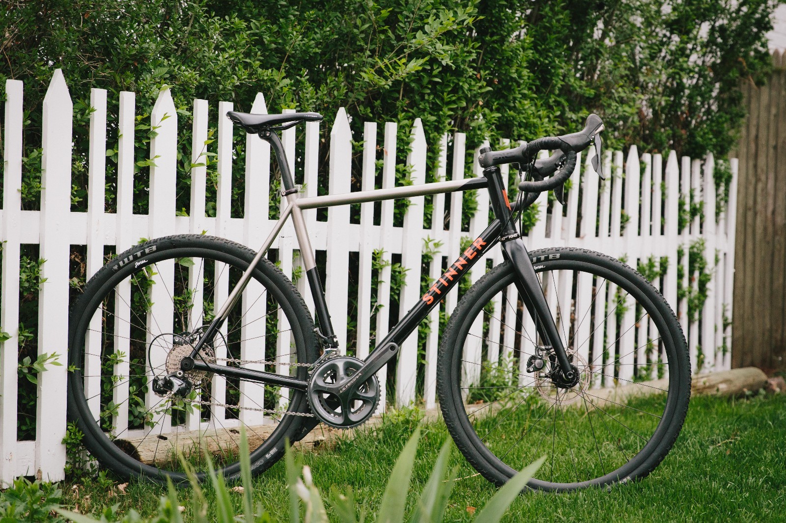 57cm Stinner Titanium Gravel/Road Bike Jones custom wheelset Shimano Ultegra
