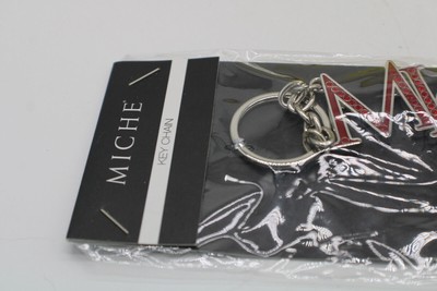 Red Silver MICHE Keyring
