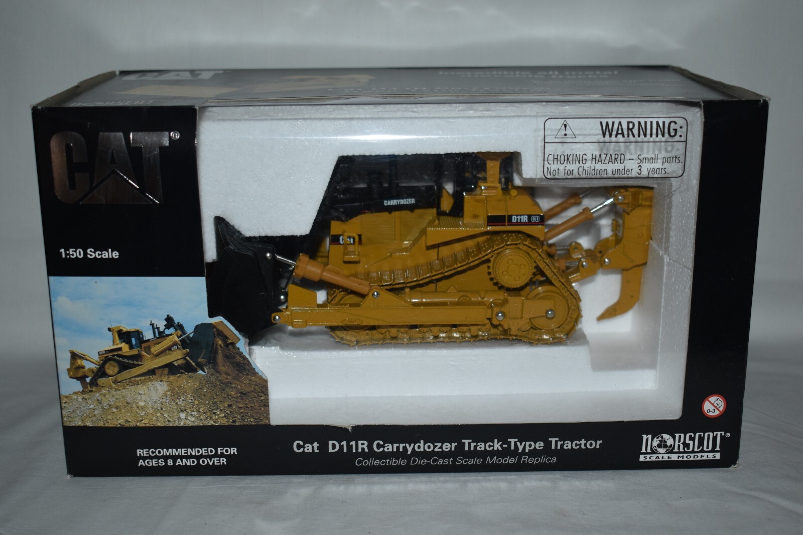 Norscot 1:50 Cat D11R Carrydozer Track-Type Tractor Metal