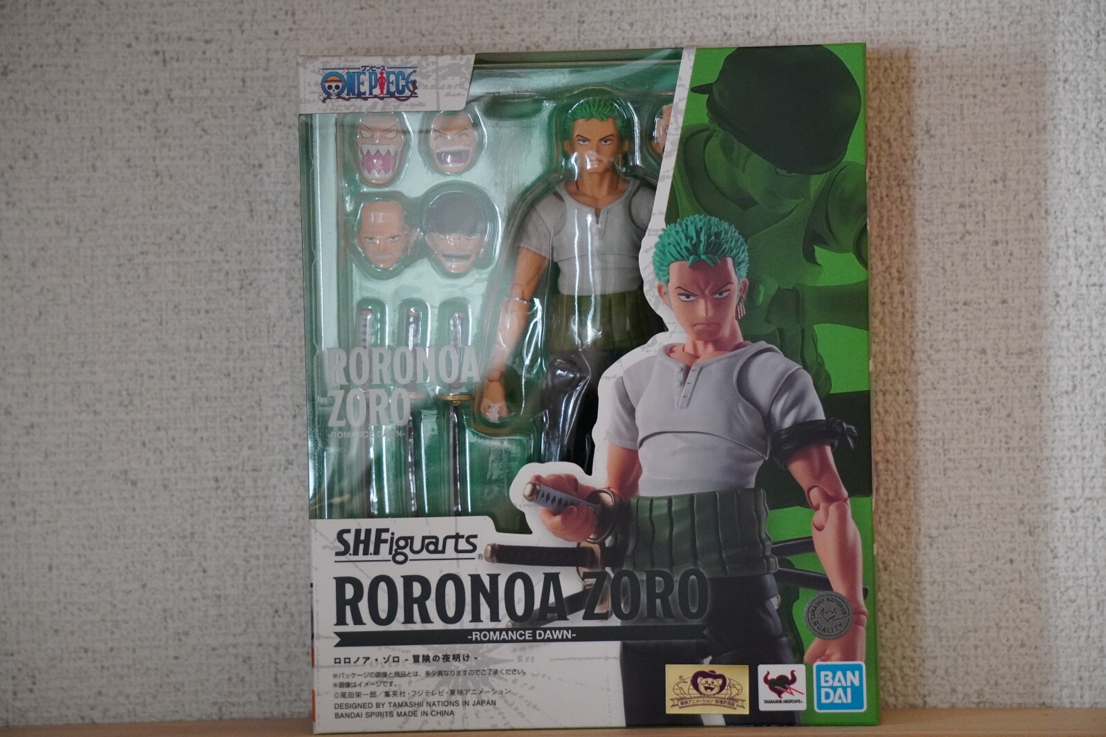 そろばん　CD、MDセット　ゾロ ZORO S.H.Figuarts Roronoa Zoro -Romance Dawn- Action Figure ONE
