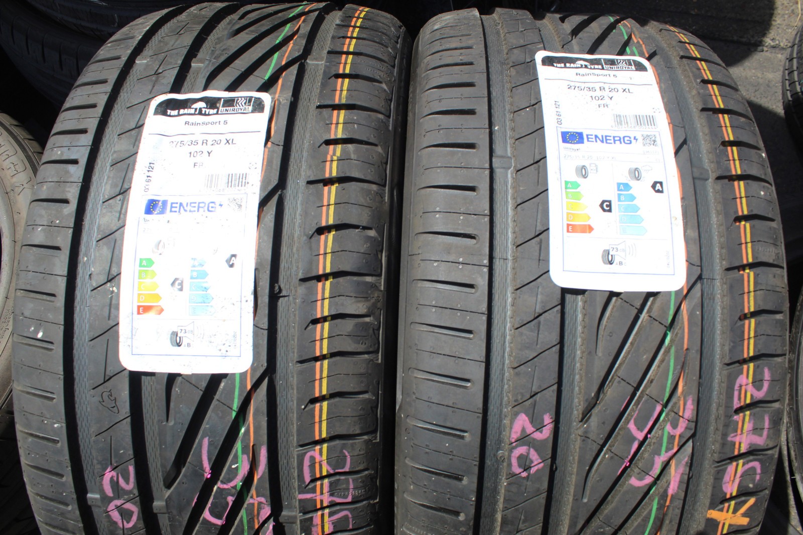 New 275 35 20 Uniroyal, Rain Sport 5, XL, 102Y, x1 Single Tyre (F1_tyres) YD095