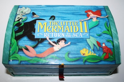 Disney Ariel Little Mermaid 2 Return to The Sea Melody Jewelry Box Near Mint